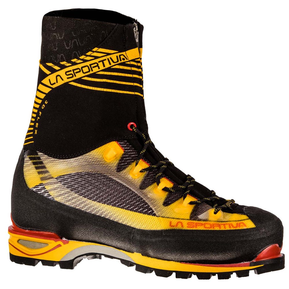 La Sportiva Trango Ice Cube GTX Men's Mountaineering Boots - Black/Yellow - AU-560348